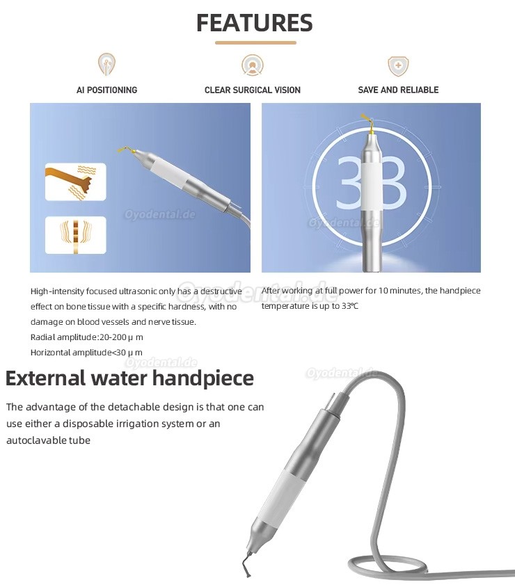 PlusPower Piezo Mini Dental Piezosurgery Ger&auml;t Piezochirurgie Einheit